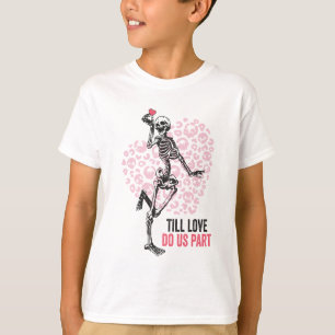 Bis der Tod uns scheidet Valentins Skelette T-Shirt