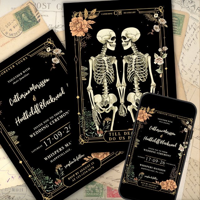 Bis der Tod uns Teil macht | Einladung zur Hochzei (Von Creator hochgeladen)