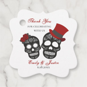Bis der Tod uns Teil macht   Hochzeit Geschenkanhänger
