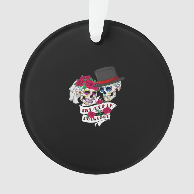 Bis der Tod uns Teil Schädel Ornament (Vorderseite)