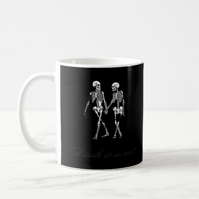 Bis der Tod uns zum klassischen Design des Grabmal Kaffeetasse (Links)