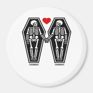 Bis der Tod uns zusammen tut - weiß kein Klassiker Magnet