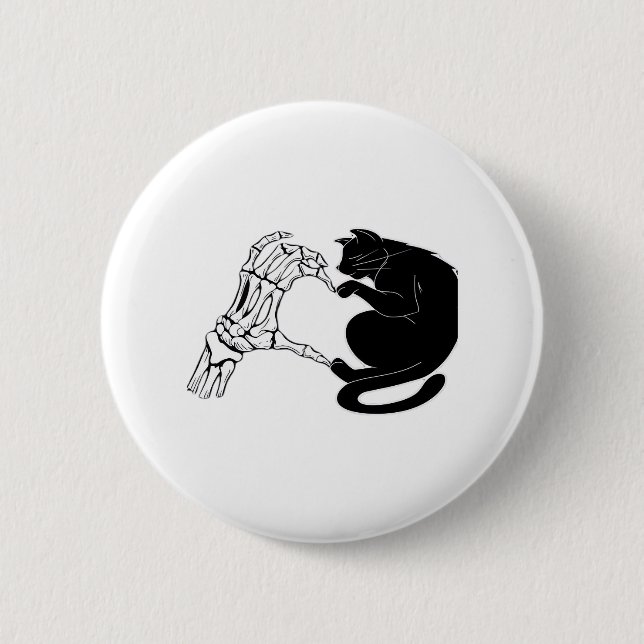 Bis die Katzen sterben, sind wir Teil Classic Button (Vorderseite)