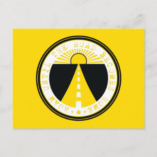 bis die Straße Zuhause wird Postkarte