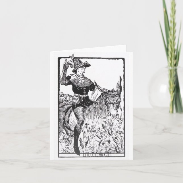 Bis Eulenspiegel Notecard Karte (Vorderseite)