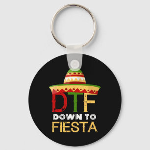 Bis Fiesta dtf Mexikanisches Mexiko Cinco de Mayo Schlüsselanhänger