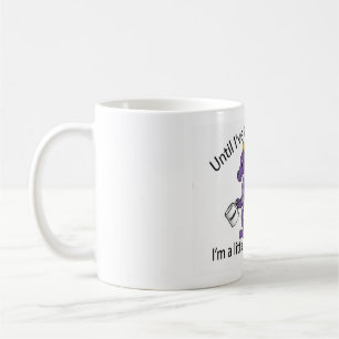 Bis ich Kaffee getrunken habe, den ich ein kleiner Kaffeetasse