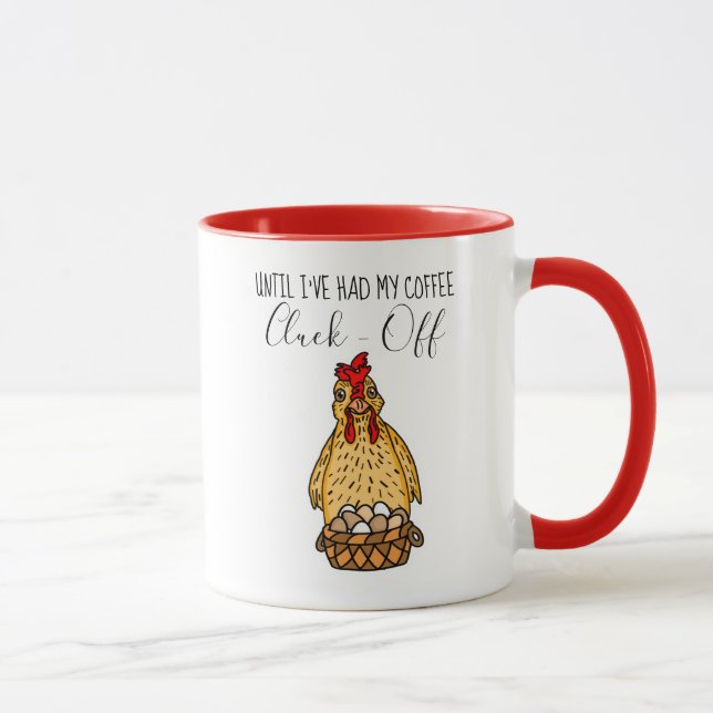 Bis ich meinen Kaffee gehabt habe, klatschen Sie a Tasse (Rechts)