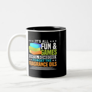 Bis jemand vergessen, die Duftöle Handmade S Zweifarbige Tasse