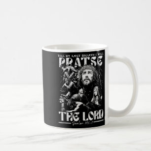 Bis mein letzter Atemzug werde ich den Herrn, Gott Kaffeetasse