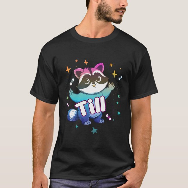 Bis - Niedlicher Name des Jungen mit Coolem Coon T-Shirt (Vorderseite)