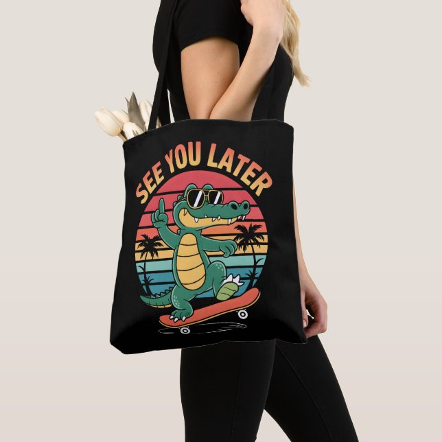 Bis später Alligator Tasche (Von Nahem)