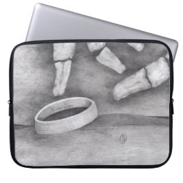 "Bis Tod " Laptopschutzhülle