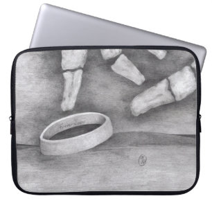 "Bis Tod " Laptopschutzhülle
