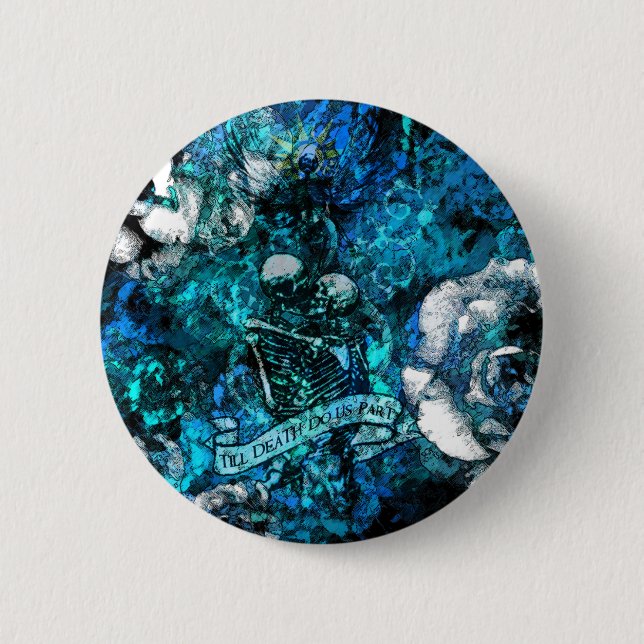 Bis Todesblau-Knopf Button (Vorderseite)