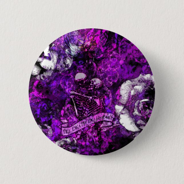 Bis Todeslila Knopf Button (Vorderseite)