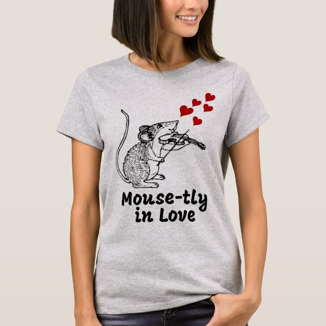 Bis über beide Ohren verliebt T-Shirt (Vorderseite)