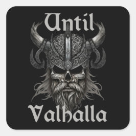 Bis Valhalla Quadratischer Aufkleber