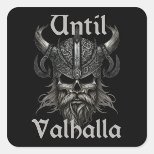 Bis Valhalla Quadratischer Aufkleber