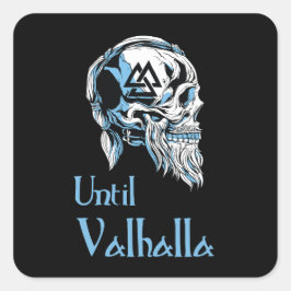 Bis Valhalla Quadratischer Aufkleber
