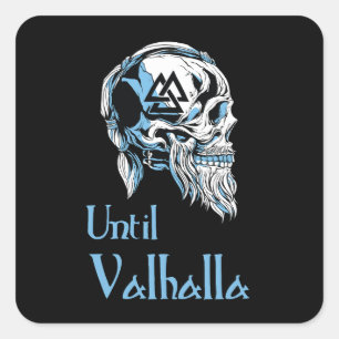 Bis Valhalla Quadratischer Aufkleber