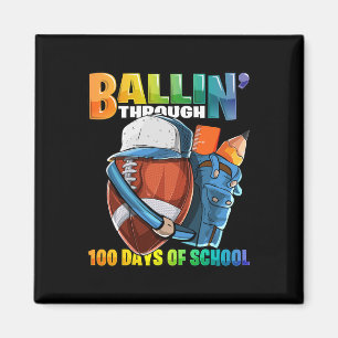 Bis zu 100 Tage Schul-Kindergarten B Magnet