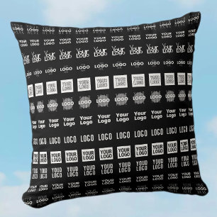 Bis zu 12 verschiedene Logos oder hochgeladene Bil Kissen