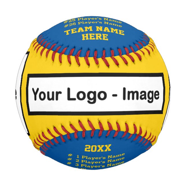 Bis zu 3 Bilder und Farben, Baseball-Benutzerdefin Baseball (Vorderseite)