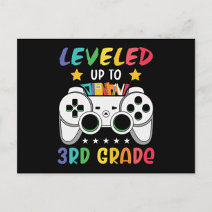 Bis zu 3. Stufe nach SchulvideoGamer Postkarte