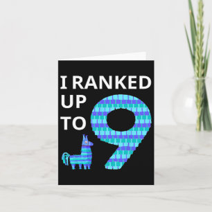 Bis zu 9 Geburtstag Videospiel Llama Piñata Bi Karte