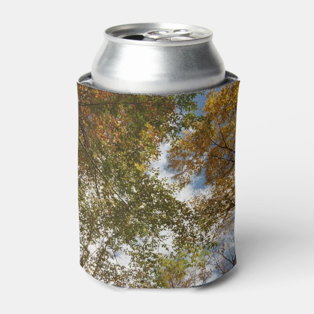 Bis zu den Herbstlauben II Herbstnatur Dosenkühler (Kanne Vorderseite)