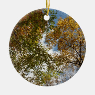 Bis zu den Herbstlauben II Herbstnatur Keramik Ornament
