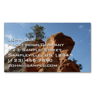 Bis zu Engeln Landing im Zion National Park Magnetische Visitenkarte