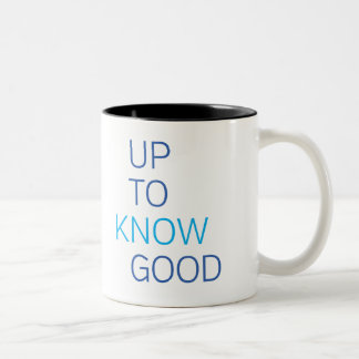 Bis zu kennen Sie gutes Zweifarbige Tasse