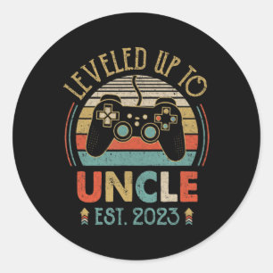 Bis zu Onkel 2023 Videospiel für UNO Runder Aufkleber