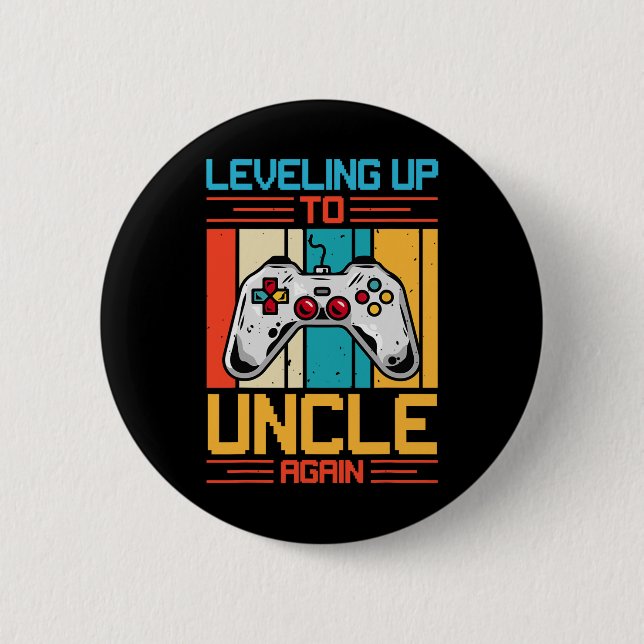 Bis zu Onkel-Gamer für Onkel Button (Vorderseite)