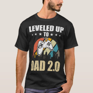 Bis zu Vater 2.0 Funny Video Gamer Gaming Gif T-Shirt