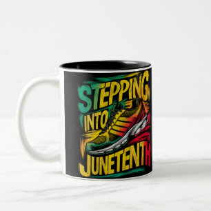 bis zum 16. zweifarbige tasse