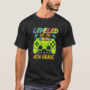 Bis zum 4. Klasse des Gamers zurück in die Schule T-Shirt