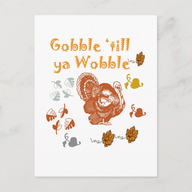 BIS ZUM ABBAUMUSTER 2 POSTKARTE (Vorderseite)