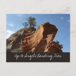 Bis zum Angels Landing im Zion-Nationalpark Postkarte