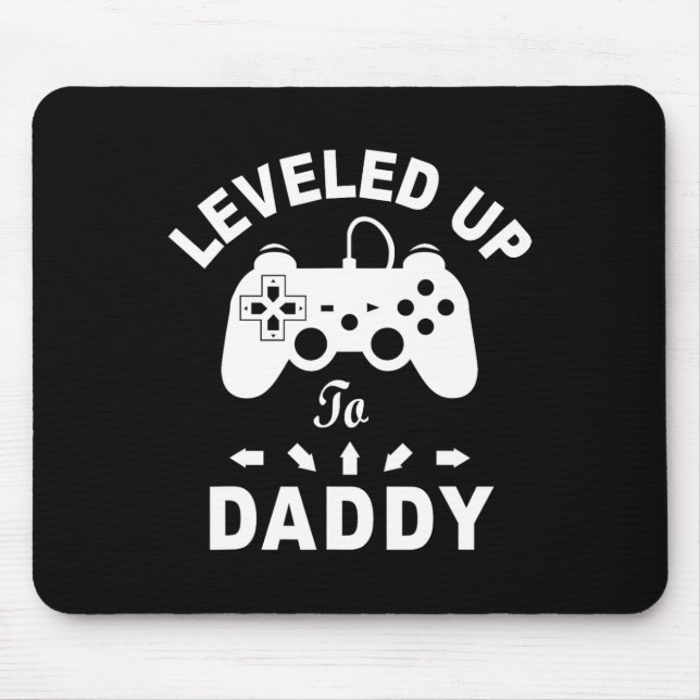 Bis zum Daddy Video Game Vater Mousepad (Vorne)