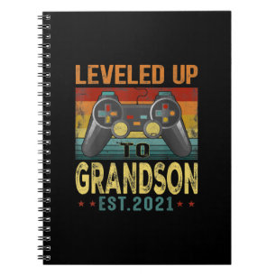 Bis zum Grandson 2021 Video-Gamer Notizblock