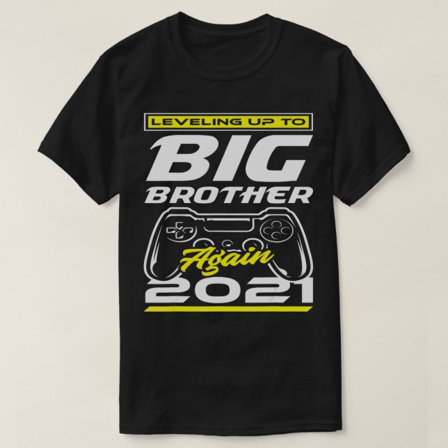 Bis zum großen Bruder 2021 Baby Announc T-Shirt (Design vorne)