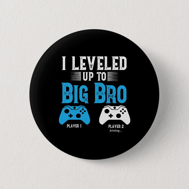 Bis zum großen Bruder-Design-Videospiel Button (Vorderseite)