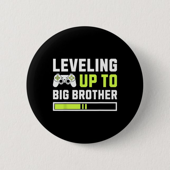 Bis zum großen Bruder - Funny Gamer für Männer K Button (Vorderseite)
