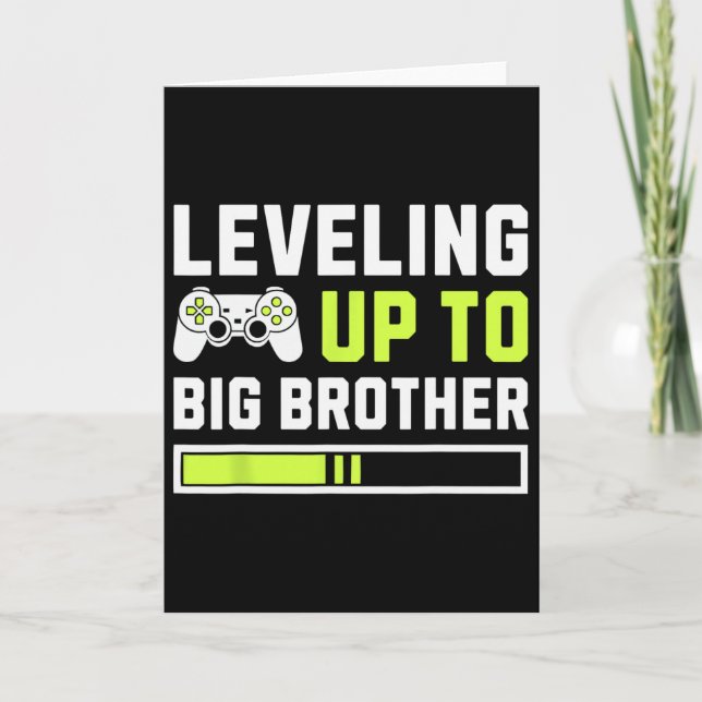 Bis zum großen Bruder - Funny Gamer für Männer K Karte (Vorderseite)