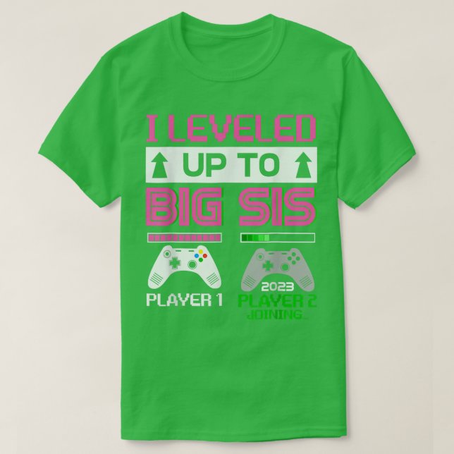 Bis zum großen Schwester 2023 Niedlich werde ich T-Shirt (Design vorne)