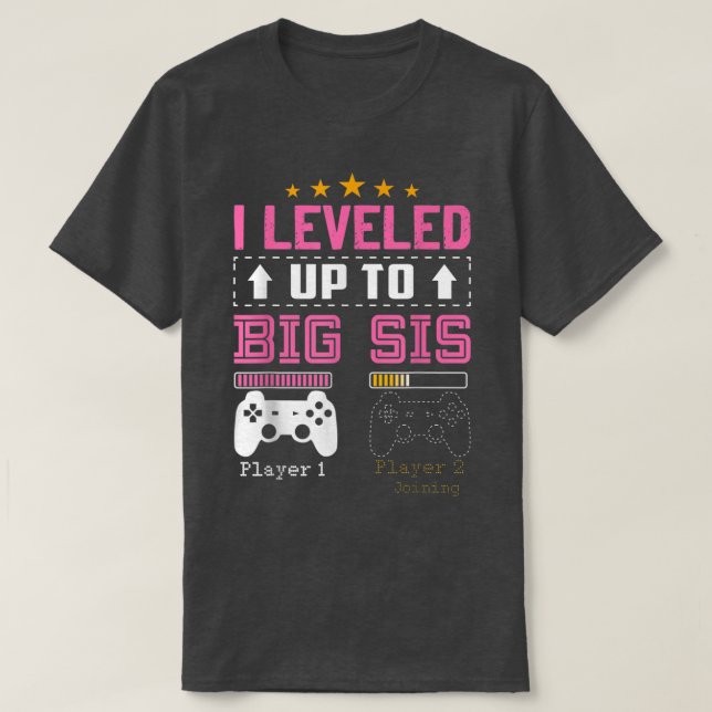 Bis zum großen Schwester 2023 Niedlich werde ich T-Shirt (Design vorne)