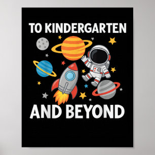Bis zum Kindergarten und darüber hinaus Astronaut  Poster